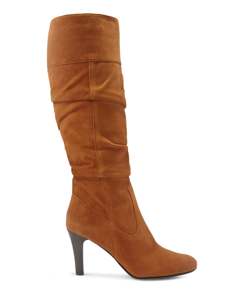 Suede Knee Boots, $9.98 (were $289) Look, Chico's is ALWAYS bananas, but this shoe sale is truly perplexing. See?